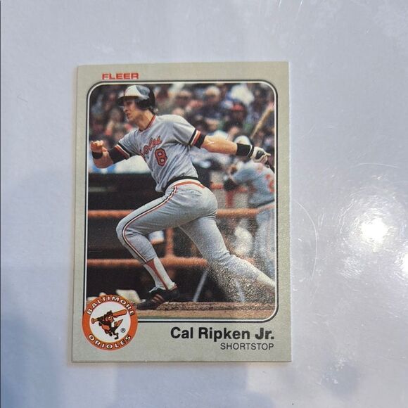 Cal Ripken Jr. Fleer Baseball Card fleer 1983 mint condition - Picture 1 of 3